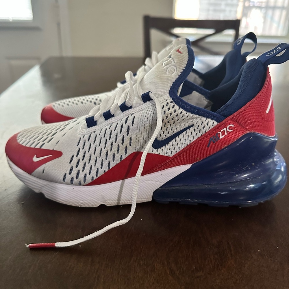Nike Kids Air Max 270 Red and Blue Shoes